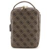 Torba na akcesoria GUESS 4G Printed Stripes Brązowy Materiał Skóra ekologiczna