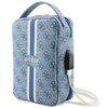 Torba na akcesoria GUESS 4G Printed Stripes Niebieski