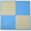 Mata piankowa HUMBI Puzzle 62 x 62 x 1 cm (12 elementów) Kremowo-błękitny Płeć Dziewczynka