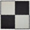 Mata piankowa HUMBI Puzzle 62 x 62 x 1 cm (12 elementów) Biało-czarny Płeć Dziewczynka