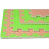 Mata piankowa HUMBI Puzzle 62 x 62 x 1 cm (12 elementów) Różowo-zielony Rodzaj Mata piankowa