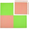 Mata piankowa HUMBI Puzzle 62 x 62 x 1 cm (12 elementów) Różowo-zielony Płeć Chłopiec