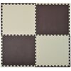 Mata piankowa HUMBI Puzzle 62 x 62 x 1 cm (12 elementów) Kremowo-brązowy Płeć Dziewczynka