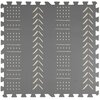 Mata piankowa HUMBI Puzzle 62 x 62 x 1 cm (9 elementów) Szary Rodzaj Mata piankowa