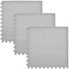 Mata piankowa HUMBI Puzzle 62 x 62 x 1 cm (3 elementy) Szary