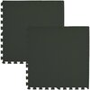 Mata piankowa HUMBI Puzzle 62 x 62 x 1 cm (6 elementów) Czarny