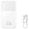Powerbank BASEUS Comet 10000 mAh 22.5W Biały