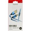 Kabel USB - Micro USB HAMA 201555 Reflected 1.5 m Niebieski Typ USB - Micro USB