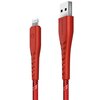 Kabel USB - Lightning ENERGEA Nyloflex MFI 1.5 m Czerwony Rodzaj Kabel