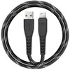 Kabel USB - Lightning ENERGEA Nyloflex MFI 1.5 m Czarny
