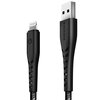 Kabel USB - Lightning ENERGEA Nyloflex MFI 1.5 m Czarny Długość [m] 1.5