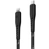 Kabel USB-C - Lightning ENERGEA Nyloflex MFI 1.5 m Czarny Rodzaj Kabel