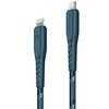 Kabel USB-C - Lightning ENERGEA Nyloflex MFI 1.5 m Niebieski Długość [m] 1.5