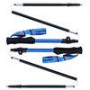 Kijki trekkingowe VIKING Kettera Pro (115 - 135 cm) Czarno-niebieski Długość [cm] 115 - 135