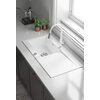 Zlewozmywak DEANTE Sabor ZCB A113 Biały Komora 1 470 x 340 x 185 mm