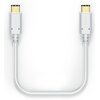 Kabel USB-C - USB-C HAMA 201592 1.5 m Biały Długość [m] 1.5