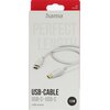 Kabel USB-C - USB-C HAMA 201592 1.5 m Biały Typ USB-C - USB-C