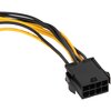 Kabel PCI Express 8-pin - PCI Express 6+2-pin AKYGA AK-CA-82 0.4 m Rodzaj Kabel