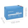 Akumulator QOLTEC 53700 9Ah 12.8V Waga [kg] 1.248