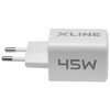 Ładowarka sieciowa XLINE WCG452W 45W GAN Biały Grubość [mm] 35