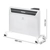 Grzejnik konwektorowy ELECTROLUX ECH-AG2-1000 3BE EEC Zasilanie Sieciowe