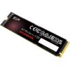 Czarny dysk SSD z oznaczeniami "SP" i "M.2 PCIe Gen 4 x 4 SSD" oraz etykietami "NVMe" i "3D NAND". Widoczne są także symbole certyfikacyjne oraz napis "Warranty void if removed".