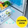 Lodówka HISENSE RB390N4BFC No Frost 186 cm Czarna Licowane drzwi Szuflada z regulacją wilgotności Szuflada z niższą temperaturą Zmiana kierunku otwierania drzwi Tak