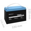 Akumulator QOLTEC 53705 100Ah 12.8V Maksymalny prąd ładowania [A] 50