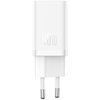 Ładowarka sieciowa BASEUS GaN5 40W Biały Kabel w zestawie Brak