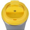 Kubek termiczny SHELL 463348 Szaro-żółty Materiał Guma