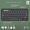 Zestaw LOGITECH Pebble 2 Combo Mac Grafitowy Interfejs Bluetooth