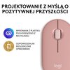 Mysz LOGITECH M350s Różowy Typ myszy Optyczna