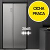 Lodówka HISENSE RS711N4ACE Side by side Nofrost 178.6cm Inox Funkcja Convert Zmiana kierunku otwierania drzwi Nie