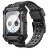 Etui SUPCASE Unicorn Beetle Pro do Apple Watch 4/5/6/7/8/9/SE (44/45 mm) Czarny + szkło Kompatybilność Apple Watch 5 (44 mm)