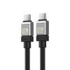 Kabel USB Typ-C - USB Typ-C BASEUS CoolPlay 100W 1 m Czarny Gwarancja 12 miesięcy