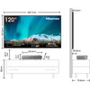 Laser TV HISENSE 120L5HA 120" 4K Dolby Atmos Dolby Vision HDMI 2.1 Android TV Nie