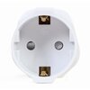 Adapter podróżny GEMBIRD A-AC-EUFUKM-01 Biały