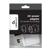 Adapter podróżny GEMBIRD A-AC-EUFUKM-01 Biały Kolor Biały