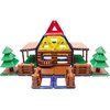 Klocki magnetyczne MAGFORMERS Log House Set 005-705004 Liczba elementów [szt] 87