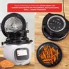 Multicooker TEFAL Cook4me Touch Pro CY943130 (Wi-Fi) z możliwością funkcjonalności AirFryera, z wbudowaną wagą oraz dostępem do ponad 1000 darmowych przepisów Funkcje dodatkowe Minutnik, Regulacja temperatury, Możliwość mycia elementów w zmywarce, Programy automatyczne, Aplikacja z przepisami, Dotykowy ekran, Wbudowana waga
