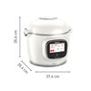 Multicooker TEFAL Cook4me Touch Pro CY943130 (Wi-Fi) z możliwością funkcjonalności AirFryera, z wbudowaną wagą oraz dostępem do ponad 1000 darmowych przepisów Sterowanie Elektroniczne