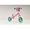 Rowerek biegowy HUFFY Disney Minnie 27971W Różowo-zielony Rama Stalowa