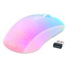 Mysz DELTACO GAM-145-W RGB Biały Interfejs 2.4 GHz