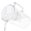 Dzbanek filtrujący WESSPER Borosilicate AquaMax Biały Podziałka ilości wody Nie