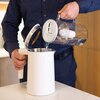 Dzbanek filtrujący WESSPER Borosilicate AquaClassic Biały Wskaźnik zużycia wkładu Nie