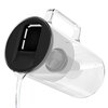 Dzbanek filtrujący WESSPER Borosilicate AquaClassic Czarny Podziałka ilości wody Nie