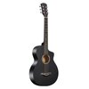 Gitara akustyczna MUSICMATE BK-38 Czarny Drewno korpusu Drewno naturalne