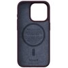 Etui NJORD BY ELEMENTS Salmon Leather MagSafe do Apple iPhone 15 Pro Max Bordowy Gwarancja 24 miesiące