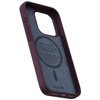 Etui NJORD BY ELEMENTS Salmon Leather MagSafe do Apple iPhone 15 Pro Max Bordowy Etui wodoszczelne Nie