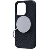 Etui NJORD BY ELEMENTS Salmon Leather MagSafe do Apple iPhone 15 Pro Max Czarny Dominujący kolor Czarny